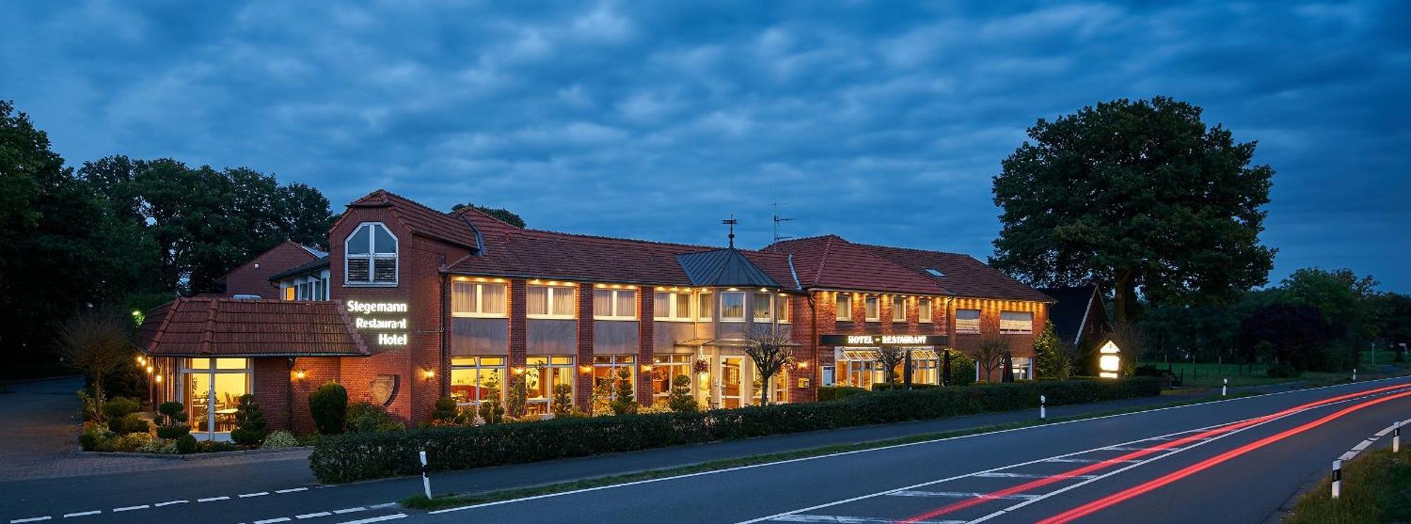 Hotel Restaurant Stegemann Saerbeck Exteriör bild